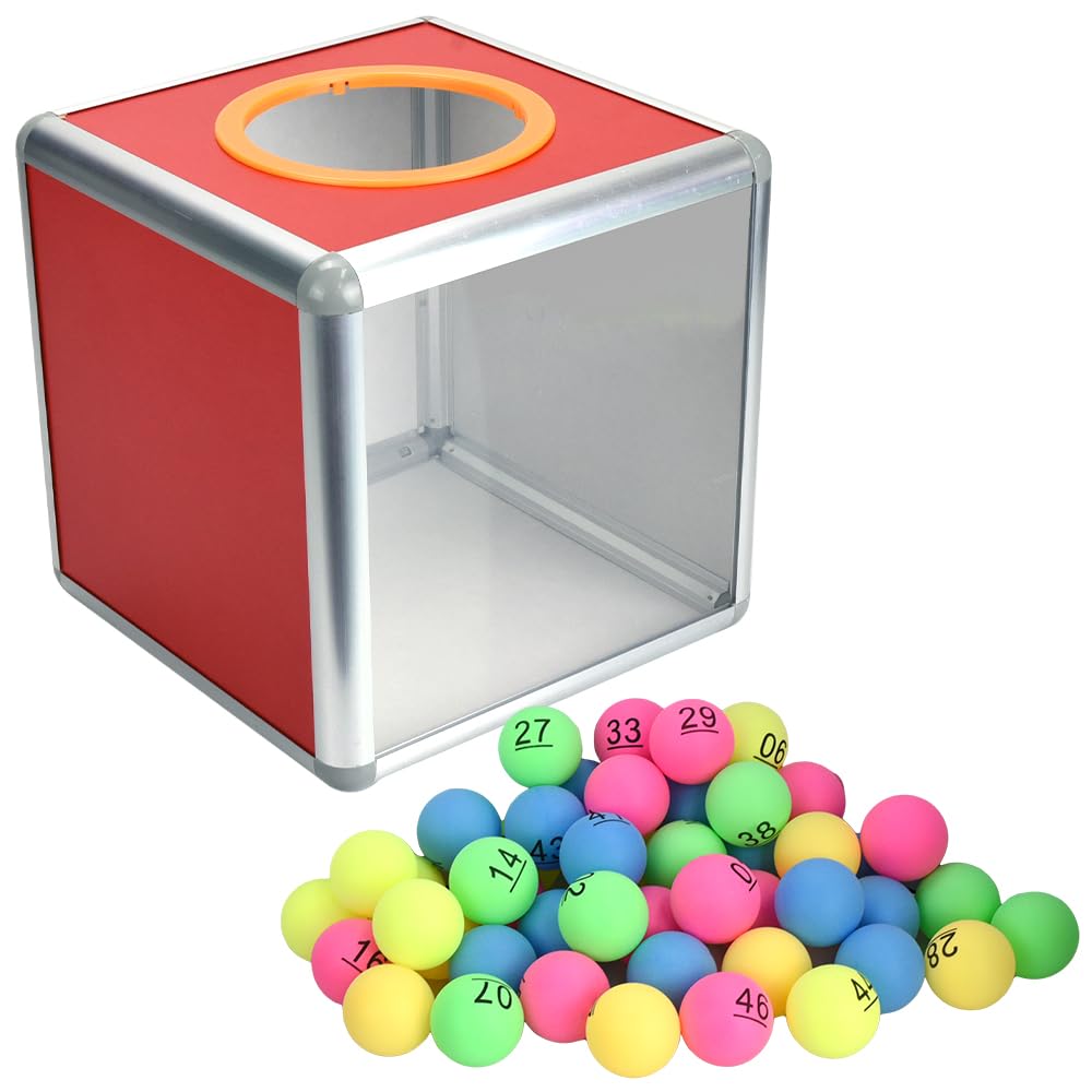 Amazon.co.jp: 抽選箱セット ナンバーボール付き くじ引き パーティー